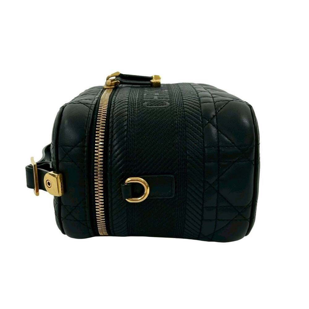 CHRISTIAN DIOR Black Leather Shoulder Bag - Picture 5 of 10